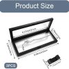 3-Piece Transparent 3D Floating Frame Display Stand, 9.1x3.5 Inches