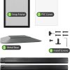 3-Pack Heavy Duty Adjustable Poster Sign Stand, 11x17 Aluminum Floor Standing Sign Holder, Black