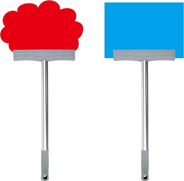 2-Pack Stainless Steel Handheld Sign Holder, Airport Pick-Up & Parade Sign