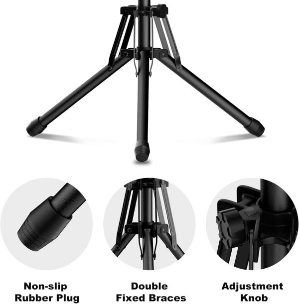 Floor Poster Display Stand – Double-Side Tripod, Up to 80" (1 Pack)