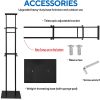 Double-Sided Adjustable Metal Poster Sign Stand, Holds Boards & Foam Signs, Up to 82" (1 Pack)