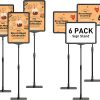 Floor Sign Stand 8.5x11 inch, 6-Pack – Tabletop & Floor Sign Holder